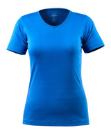 T-shirt met V-hals Dames 51584 - 91 - helder blauw