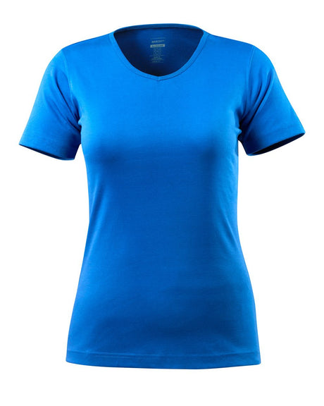 T-shirt met V-hals Dames 51584 - 91 - helder blauw