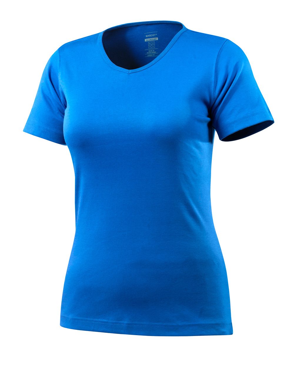 T-shirt met V-hals Dames 51584 - 91 - helder blauw