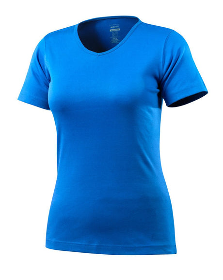 T-shirt met V-hals Dames 51584 - 91 - helder blauw