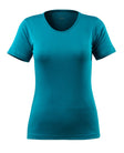 T-shirt met V-hals Dames 51584 - 93 - petrol