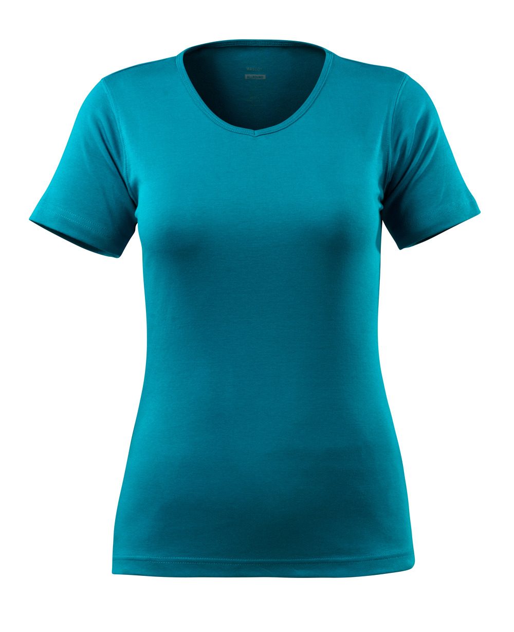 T-shirt met V-hals Dames 51584 - 93 - petrol