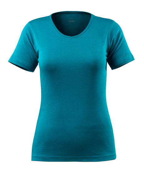 T-shirt met V-hals Dames 51584 - 93 - petrol
