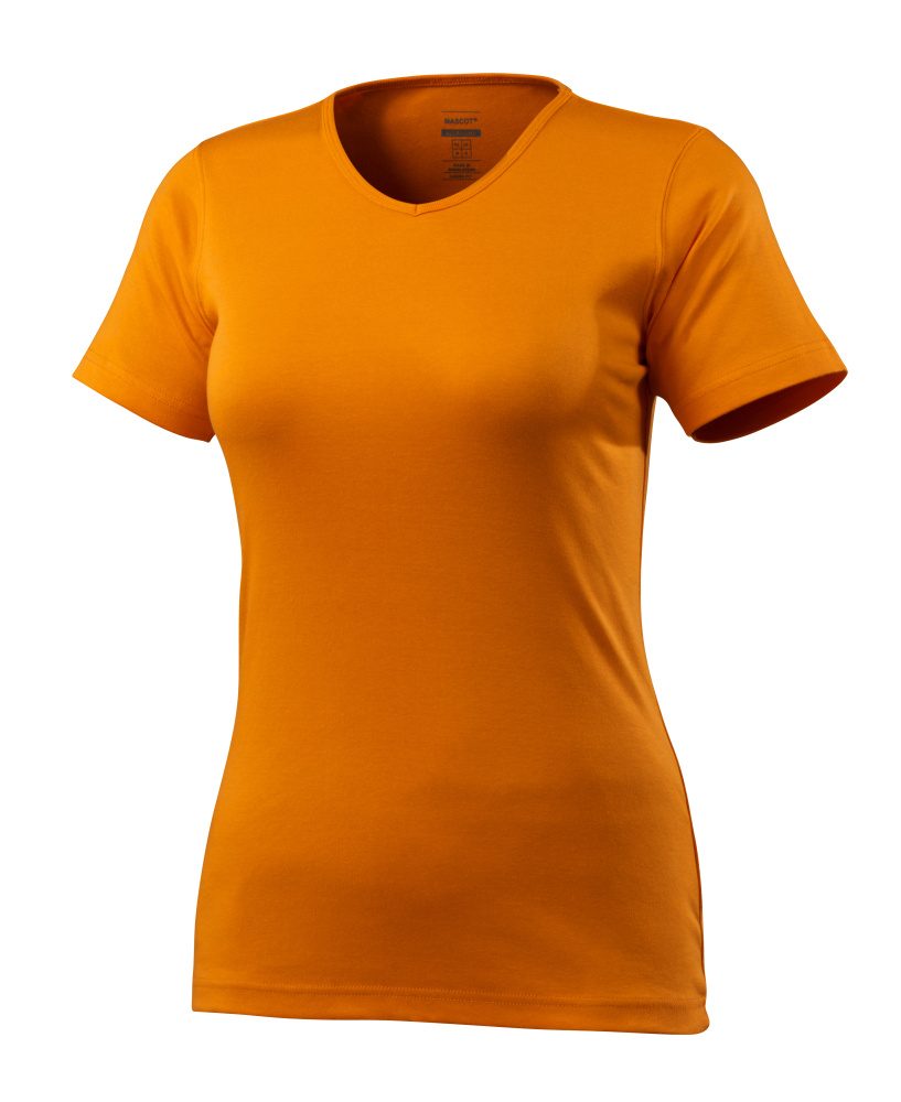 T-shirt met V-hals Dames 51584 - 98 - helder oranje