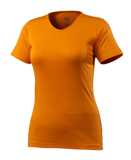 T-shirt met V-hals Dames 51584 - 98 - helder oranje