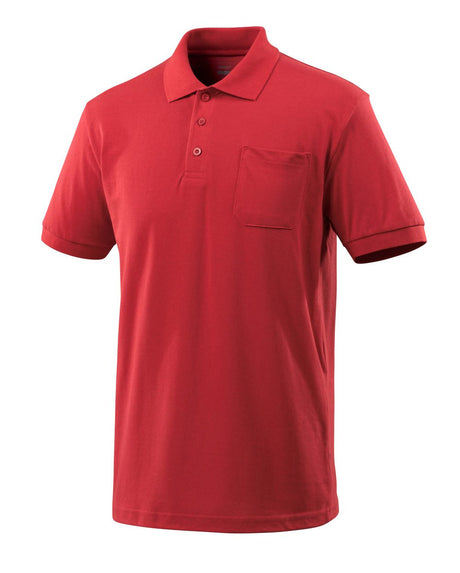 Poloshirt met borstzak 51586 - 02 - rood
