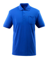 Poloshirt met borstzak 51586 - 11 - korenblauw