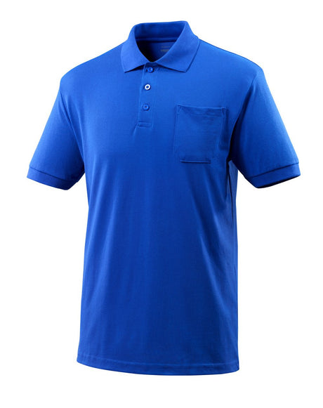 Poloshirt met borstzak 51586 - 11 - korenblauw