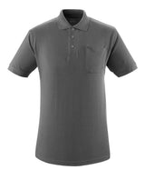 Poloshirt met borstzak 51586 - 18 - donkerantraciet