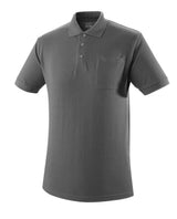 Poloshirt met borstzak 51586 - 18 - donkerantraciet