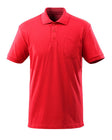Poloshirt met borstzak 51586 - 202 - signaalrood