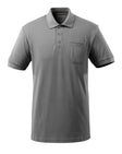 Poloshirt met borstzak 51586 - 888 - antraciet