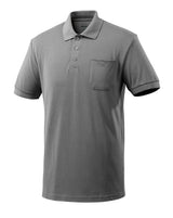 Poloshirt met borstzak 51586 - 888 - antraciet