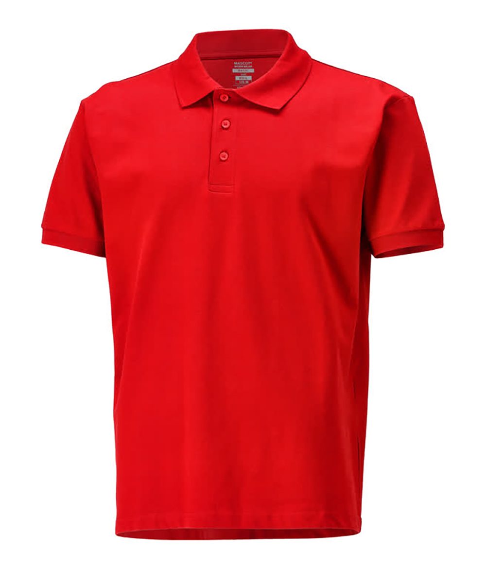 Poloshirt 51587 - 202 - signaalrood