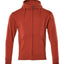 Capuchontrui met rits 51590 - 02 - rood