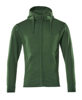 Capuchontrui met rits 51590 - 03 - groen