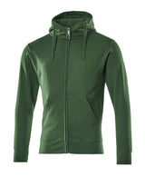 Capuchontrui met rits 51590 - 03 - groen