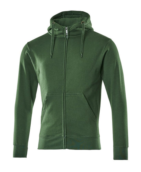 Capuchontrui met rits 51590 - 03 - groen