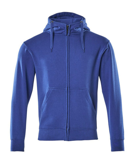 Capuchontrui met rits 51590 - 11 - korenblauw