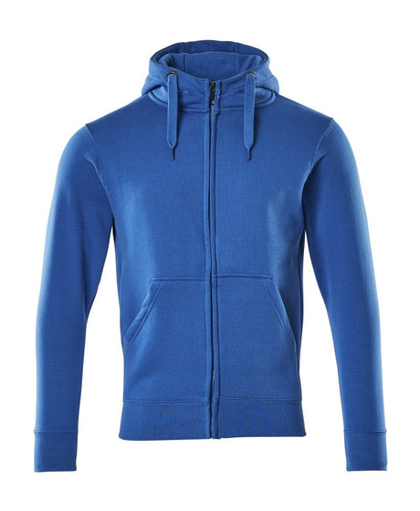 Capuchontrui met rits 51590 - 91 - helder blauw
