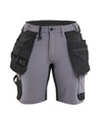 Werkshort Dames 7124 - Medium grijs/Zwart