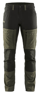Service Werkbroek Stretch 1456 - groen/zwart