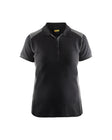 Poloshirt Dames 3390 - Zwart/Grijs