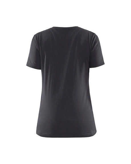 T-shirt Dames 3479 - Medium grijs/Zwart