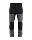 Service Werkbroek Stretch 1456 - Medium grijs/Zwart