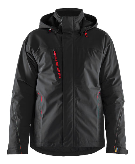 Winterjas 4484 - Zwart/Rood