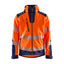 Softshell Jack High-Visibility 4491 - High Vis Oranje/Marineblauw