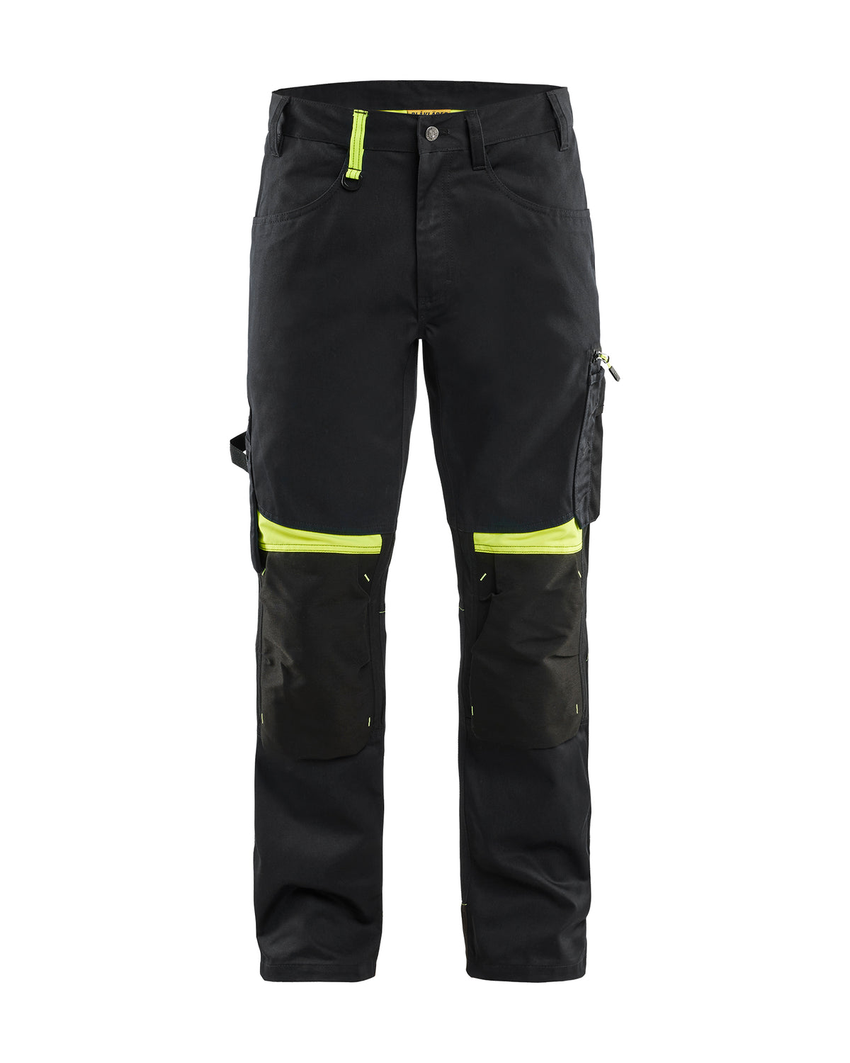 Werkbroek 1556 - Zwart/High Vis Geel
