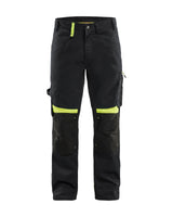 Werkbroek 1556 - Zwart/High Vis Geel