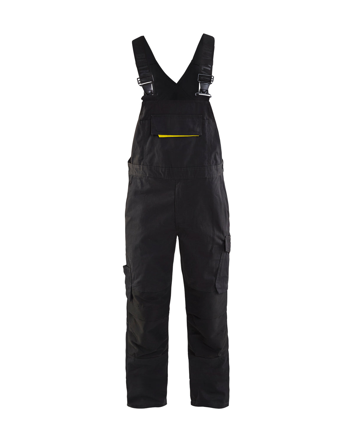 Bretelbroek 2695 - Zwart/High Vis Geel