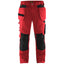 Werkbroek met gereedschapszakken 1555 - rood/zwart