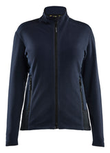 Microfleecevest Dames 4766 - Donker marineblauw/Zwart