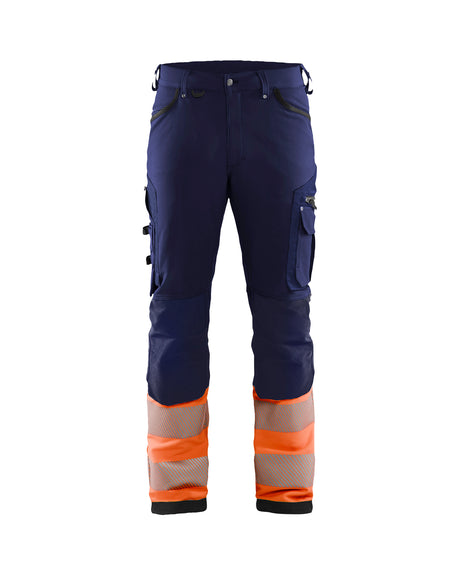 Werkbroek High-Visibility 1193 - Marineblauw/Oranje