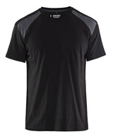 T-shirt Industrie 3379 - Zwart/Medium grijs