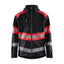Softshell Jack High-Visibility 4494 - Zwart/High Vis Rood
