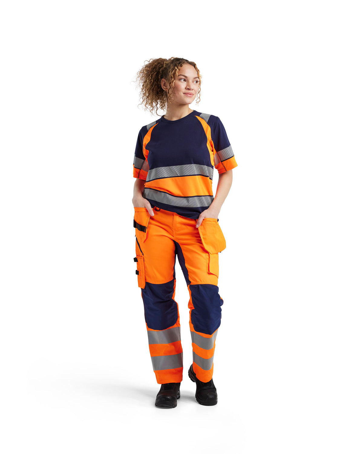 Werkbroek High-Visibility Dames 7163