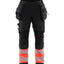 Werkbroek High-Visibility 1821 - Zwart/High Vis Rood