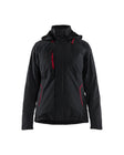 Winterjas Dames 4408 - Zwart/Rood