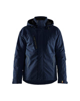 Winterjas 4484 - Donker marineblauw/Zwart
