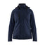 Winterjas Dames 4408 - Donker marineblauw/Zwart