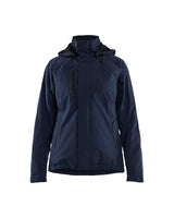 Winterjas Dames 4408 - Donker marineblauw/Zwart