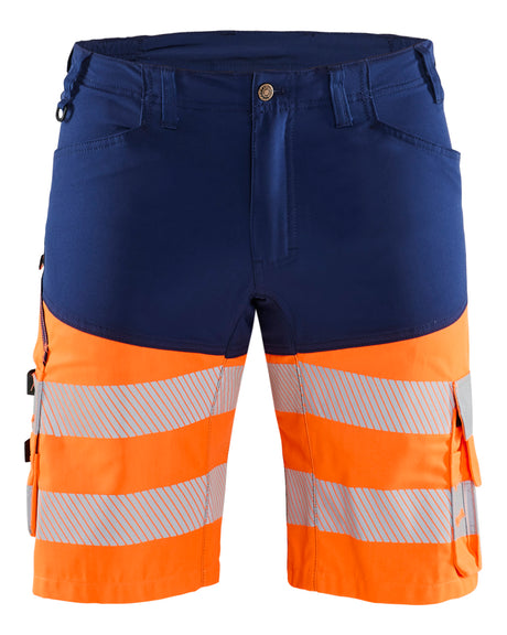 Korte Broek High-Visibility 1541 - Marineblauw/Oranje