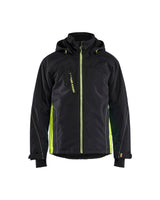 Lichtgewicht winterjas 4890 - Zwart/High Vis Geel