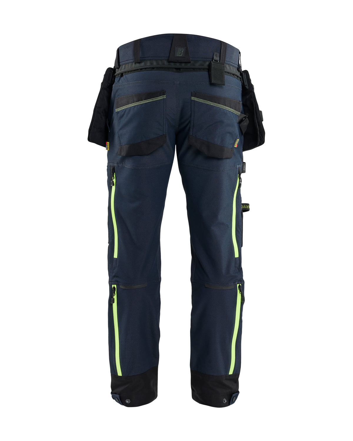 Werkbroek ToolRig STRIKER - Donker marineblauw/High Vis Geel