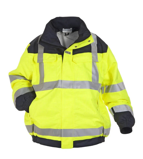 Hydrowear Hydrowear MOERS Pilotjack Multinorm ATEX Dark Slate Gray Fluor Geel - Marine / S,Fluor Geel - Marine / M,Fluor Geel - Marine / L,Fluor Geel - Marine / XL,Fluor Geel - Marine / XXL,Fluor Geel - Marine / 3XL,Fluor Geel - Marine / 4XL