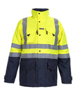 Hydrowear Hydrowear MIRAMAS Parka Multinorm Light Goldenrod Fluor Geel - Marine / S,Fluor Geel - Marine / M,Fluor Geel - Marine / L,Fluor Geel - Marine / XL,Fluor Geel - Marine / XXL,Fluor Geel - Marine / 3XL,Fluor Geel - Marine / 4XL,Fluor Geel - Marine / 5XL